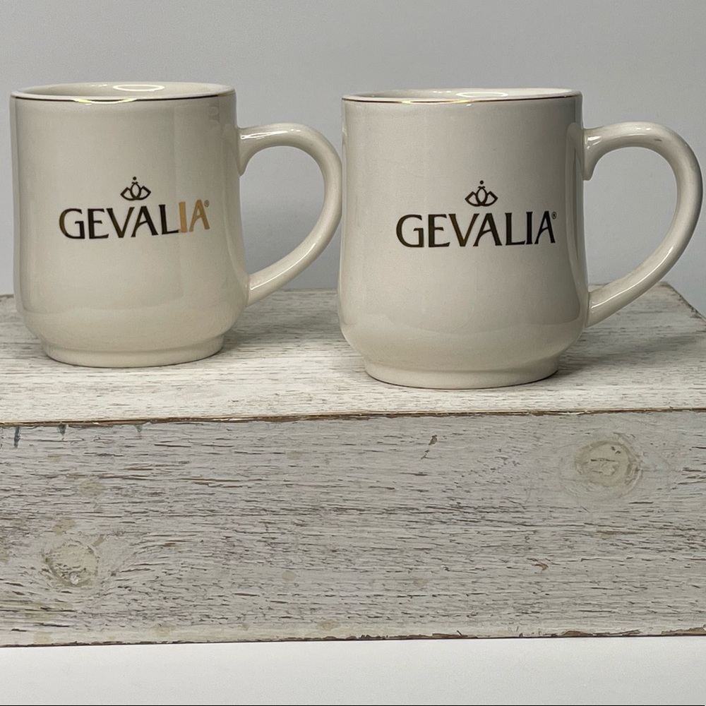 Gevalia Potbelly Mug Set of 2